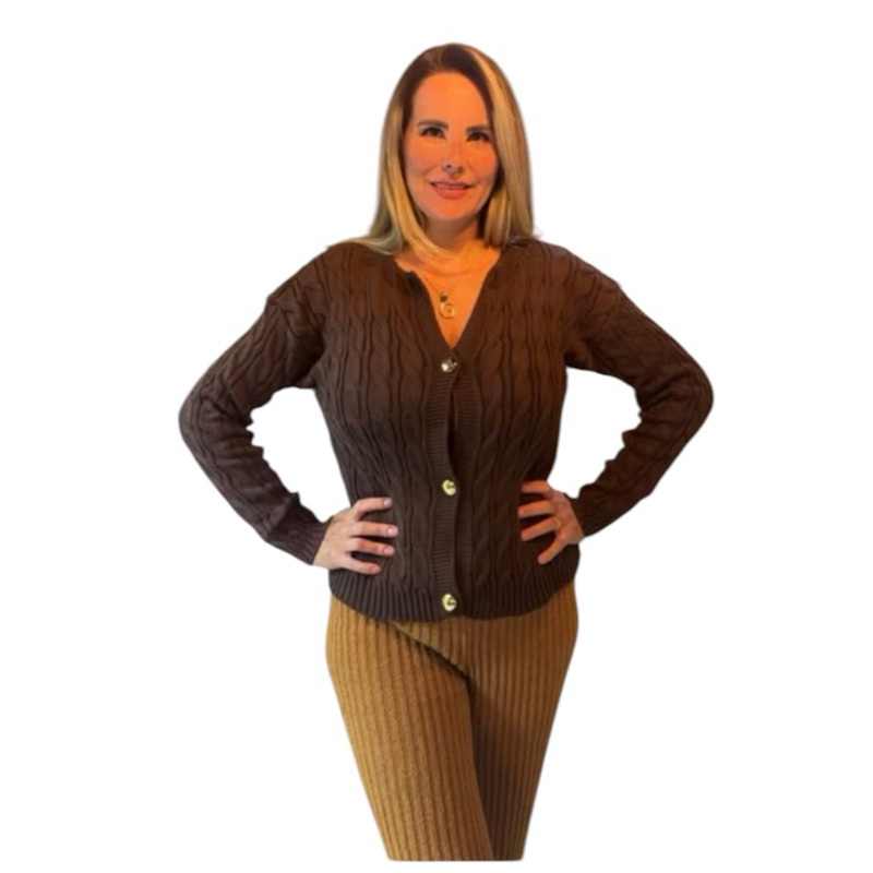Conjunto 2 peças Tricô Modal Elegante e Moderno