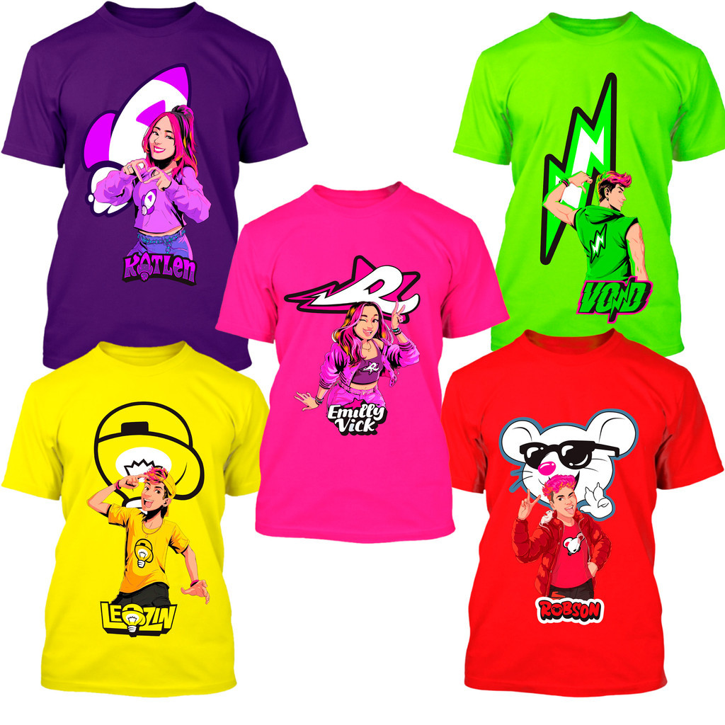 Camiseta Emilly Vick Katlen Void Leozin Robson Inf
