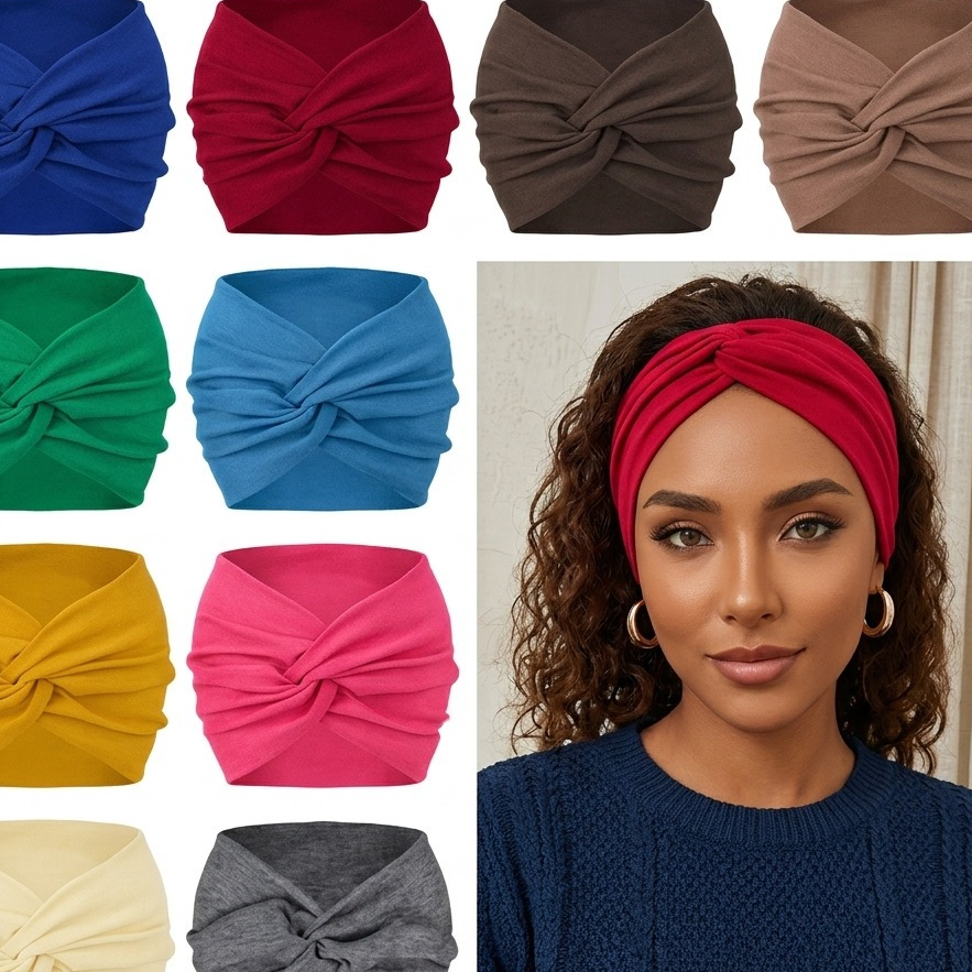 Turbante Faixa Tiara para Cabelo Moda Acessório F