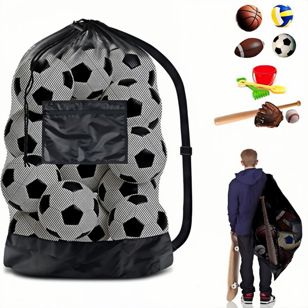 Saco Guarda Bolas Futebol Vôlei Bolsa Para Até 1