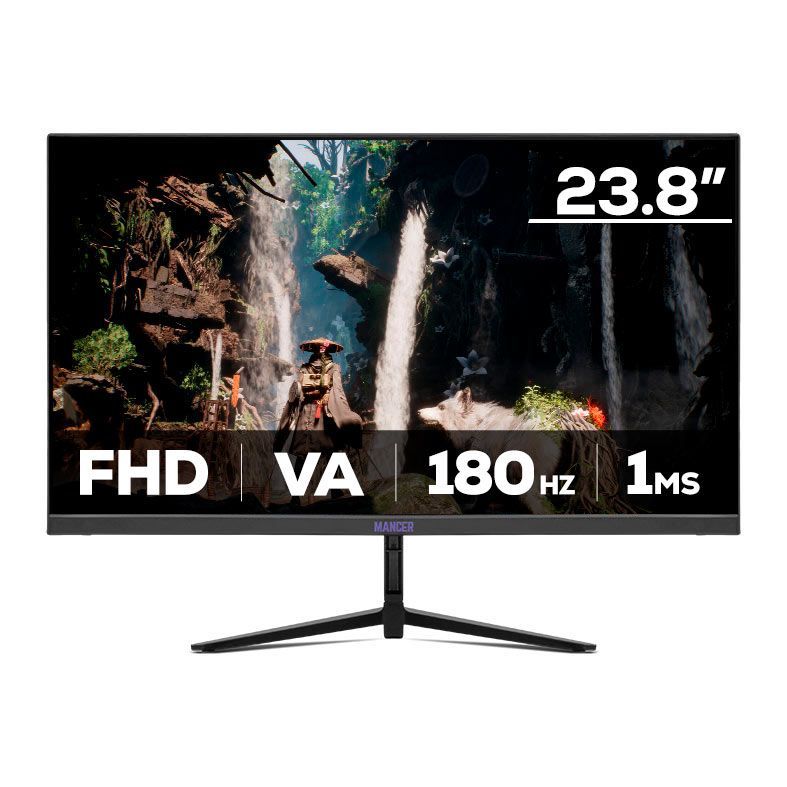 Monitor Gamer Mancer Valak Z185S, 23.8 Pol, VA, Cu