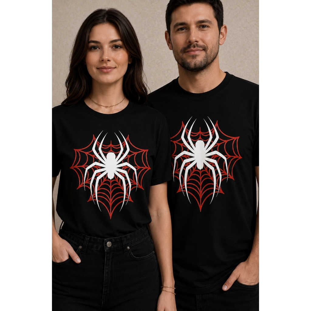 Camiseta Kit Casal Aranha Kit – Spiderman BO