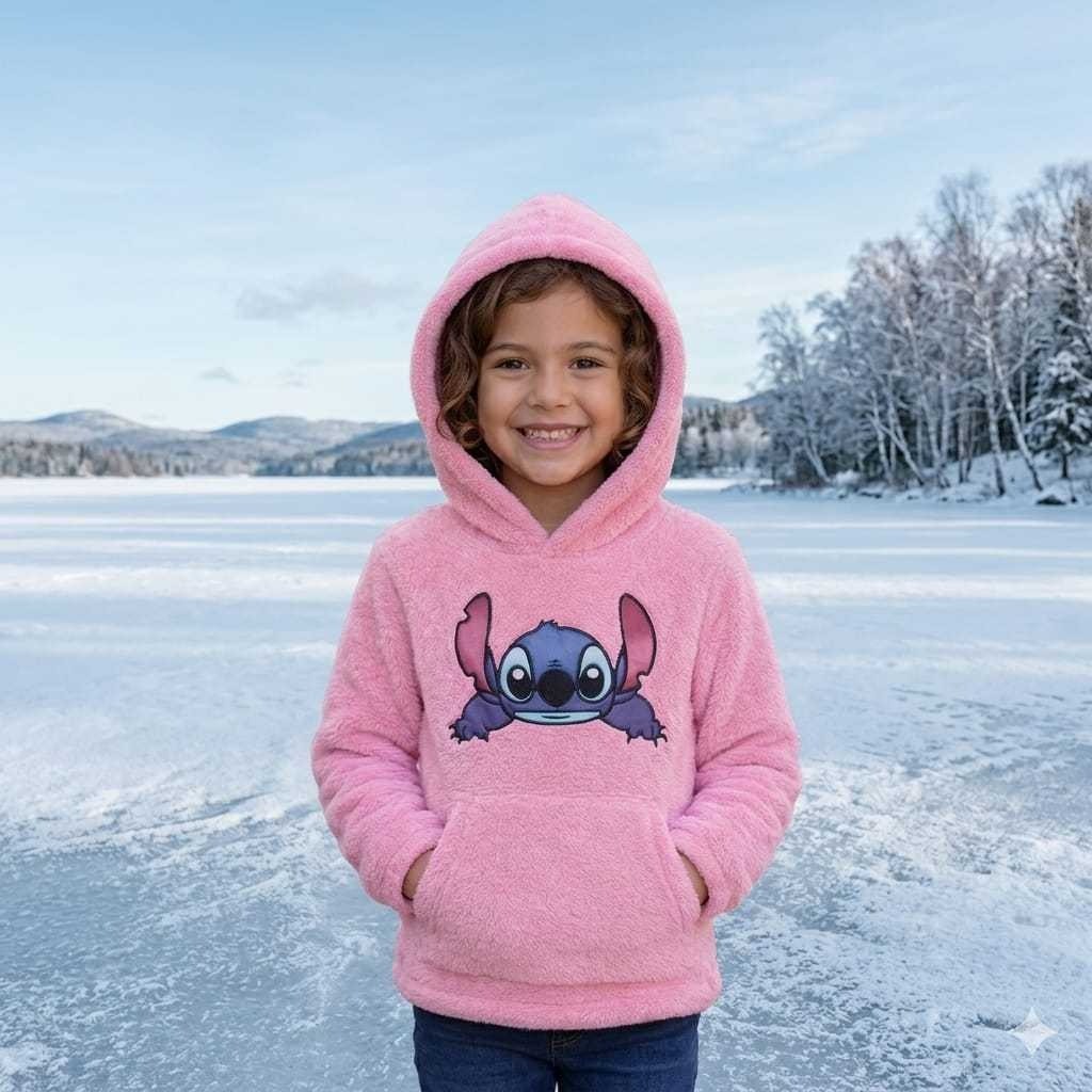 Blusa Infantil Canguru Peluciado Personagem  Quent
