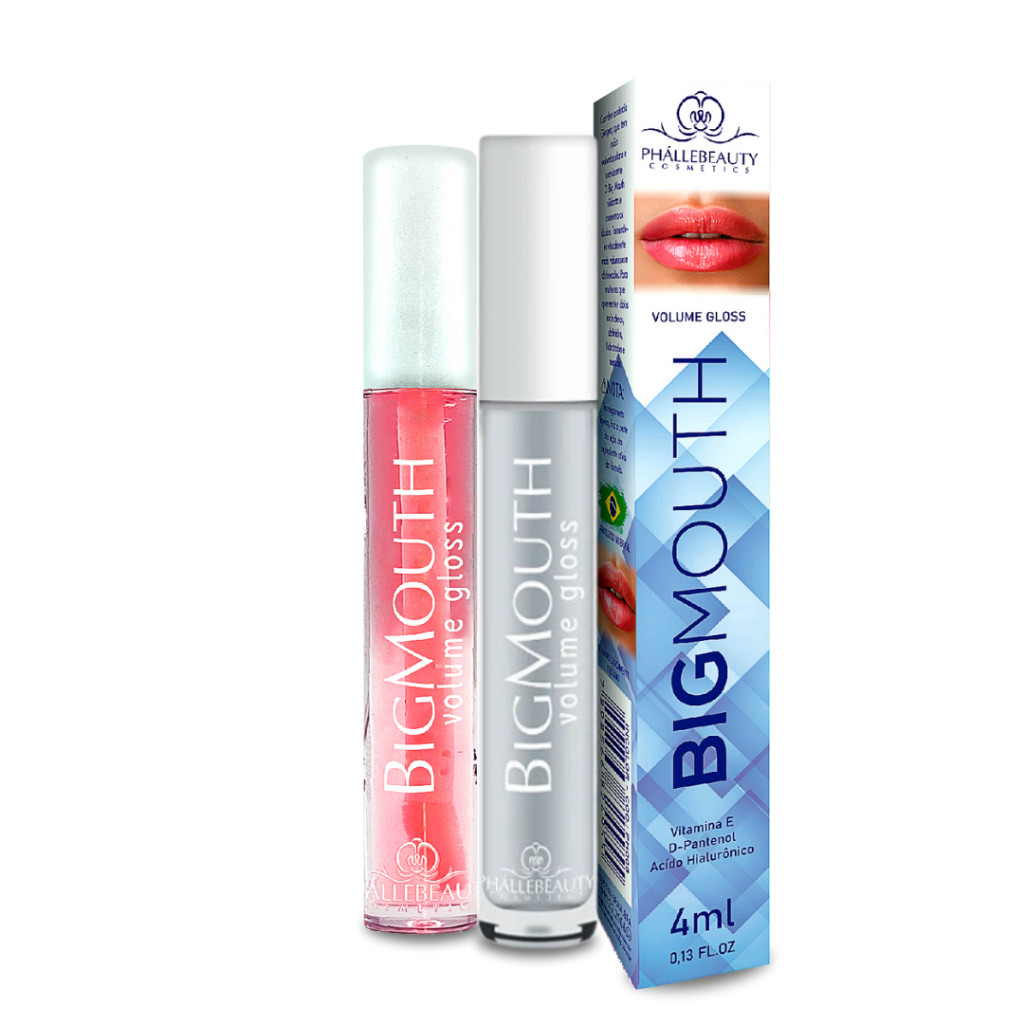 Big Mouth Volume Gloss PHALLEBEAUTY(Rosa e Incolor