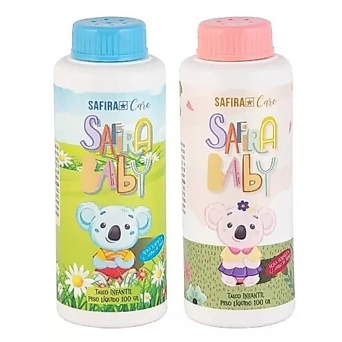 Kit Com 2 Talcos Infantil – Safira 100G