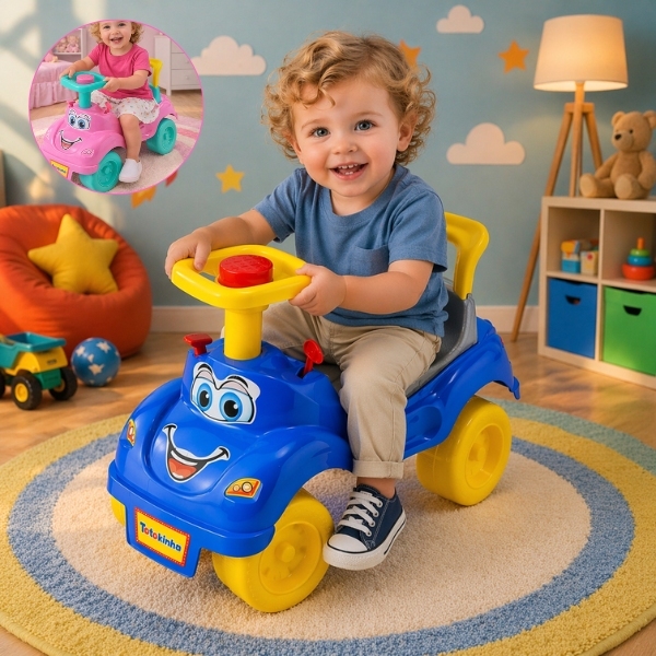 Motoca Infantil Bebe Totokinha Sport Com Peças Ge