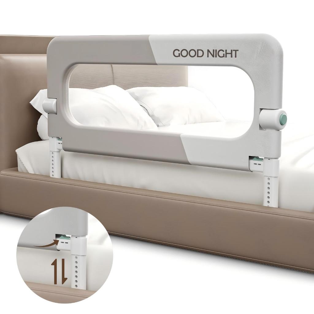 Grade de Cama Infantil com Tela de Segurança Dobr