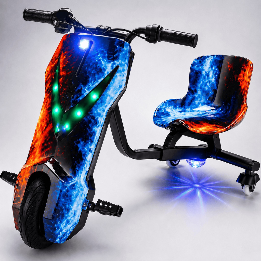 Carrinho Drift Elétrico 360° Infantil 350W Com B