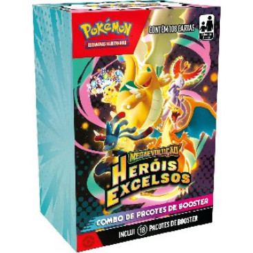 Tcg Pokémon Combo de Booster Heróis Excelsos