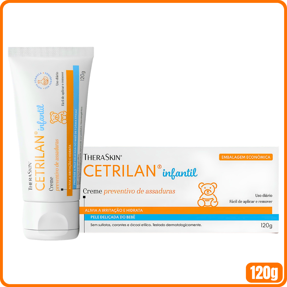 Creme Pomada para Assadura Theraskin Cetrilan Infa