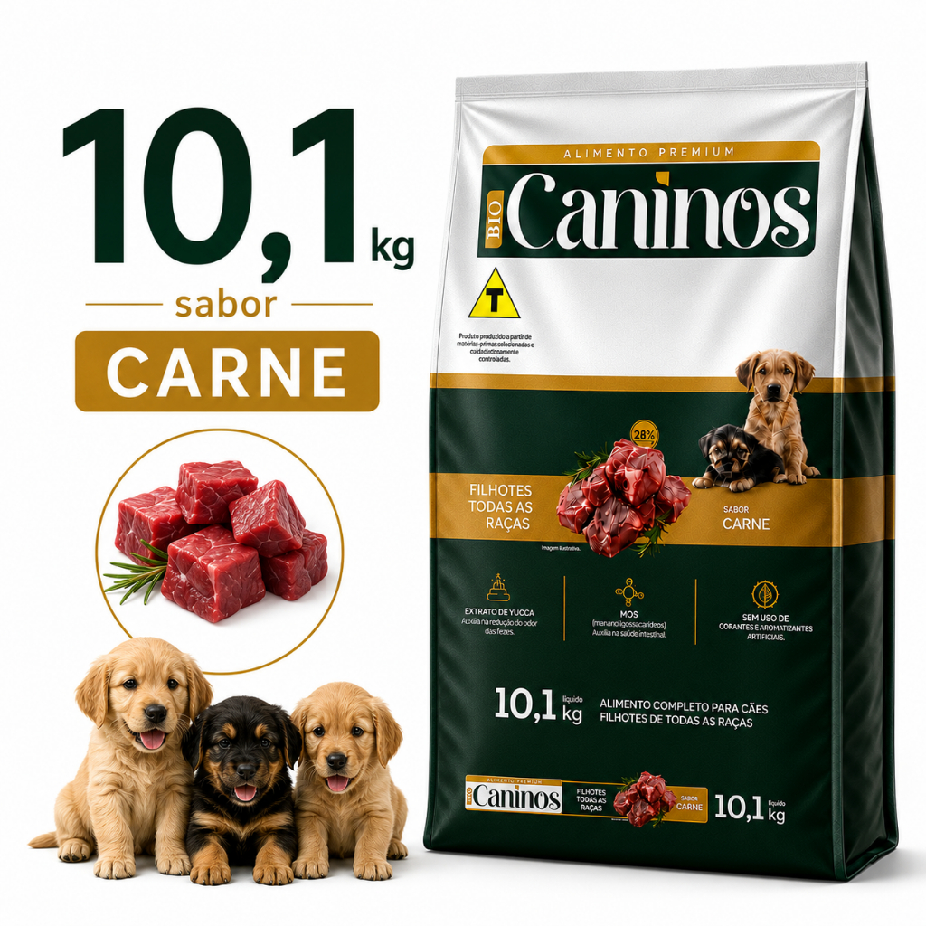 Ração Cachorro Filhote Todas As Raças 10,1kg Sa
