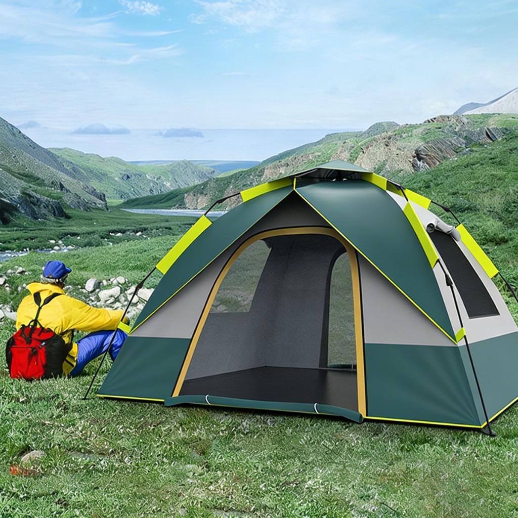 Barraca de Camping 3-4 Pessoas Prova dágua Barrac