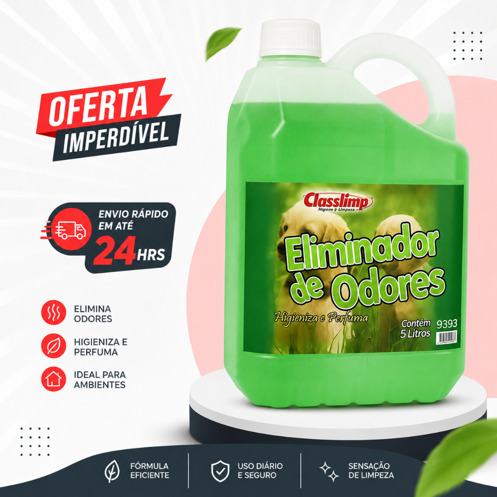 Eliminador De Odores com Repelente 5L Pet Gato Cac