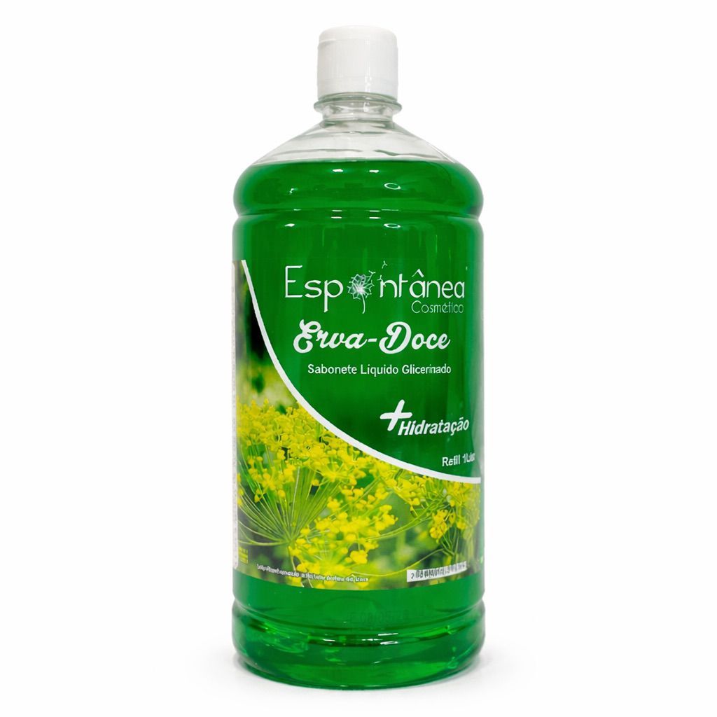 Sabonete Líquido  Erva Doce  1l Espontânea Aloe 