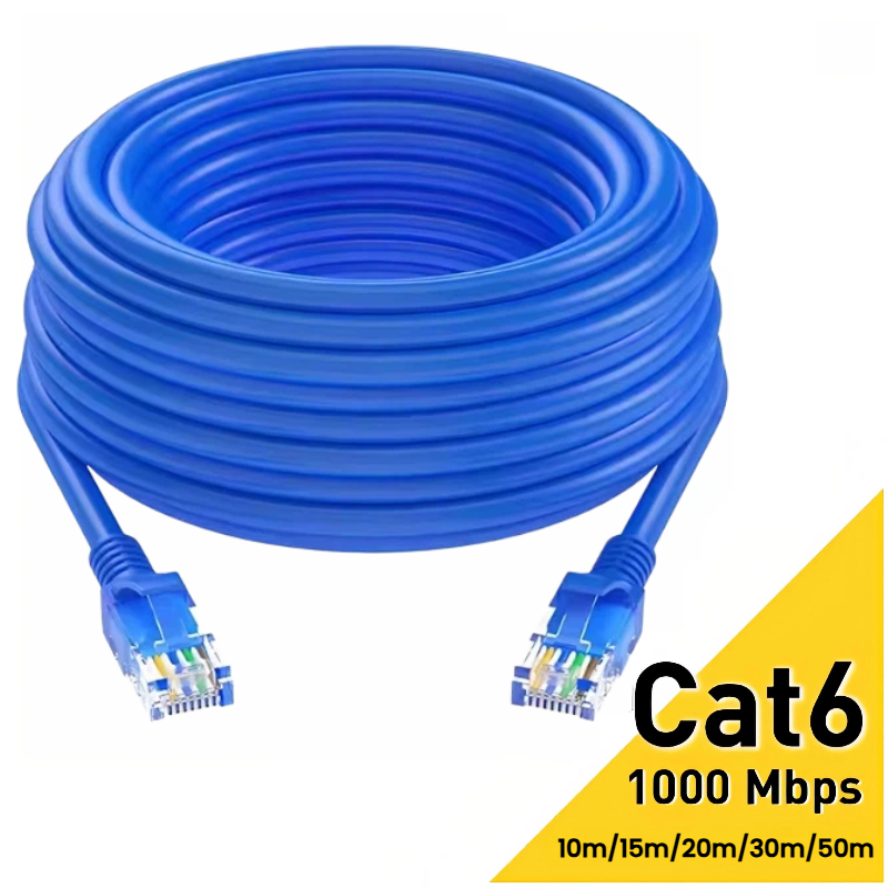 Cabo de Rede Ethernet CAT6 Blindado RJ45 1000Mbps 