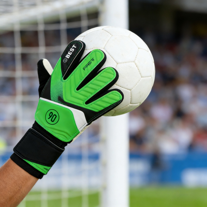 Luvas de Goleiro Teen com Palma de Látex – 
