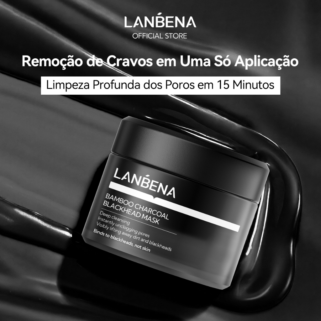 LANBENA Máscara Peel Off de Carvão de Bambu para