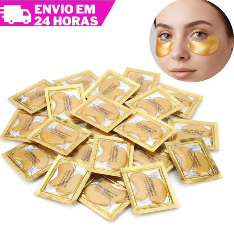 Kit Máscaras Colágeno Trata Olheiras Adesivo Ant