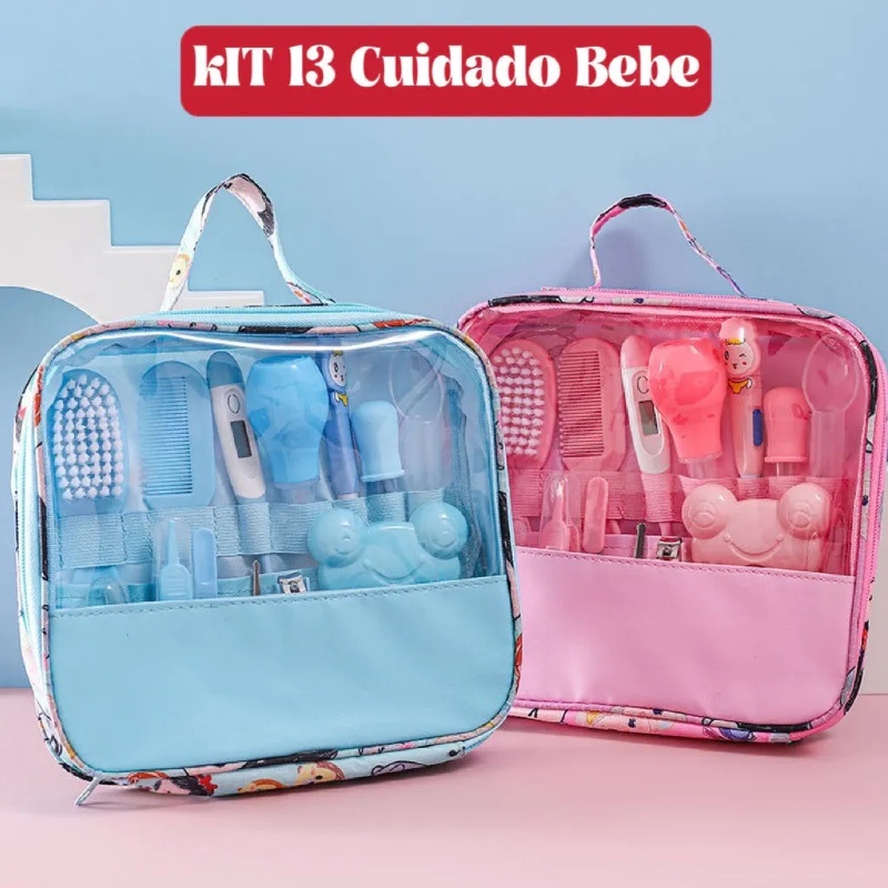 Kit 13 Peças de Cuidados com o Bebê Recém-Nasci