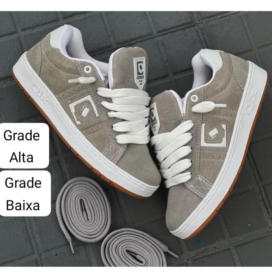 Tênis QIX Skate Antiderrapante Unissex 34 ao 43 H