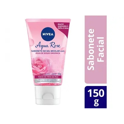 Sabonete Facial em Gel NIVEA Aqua Rose 150ml