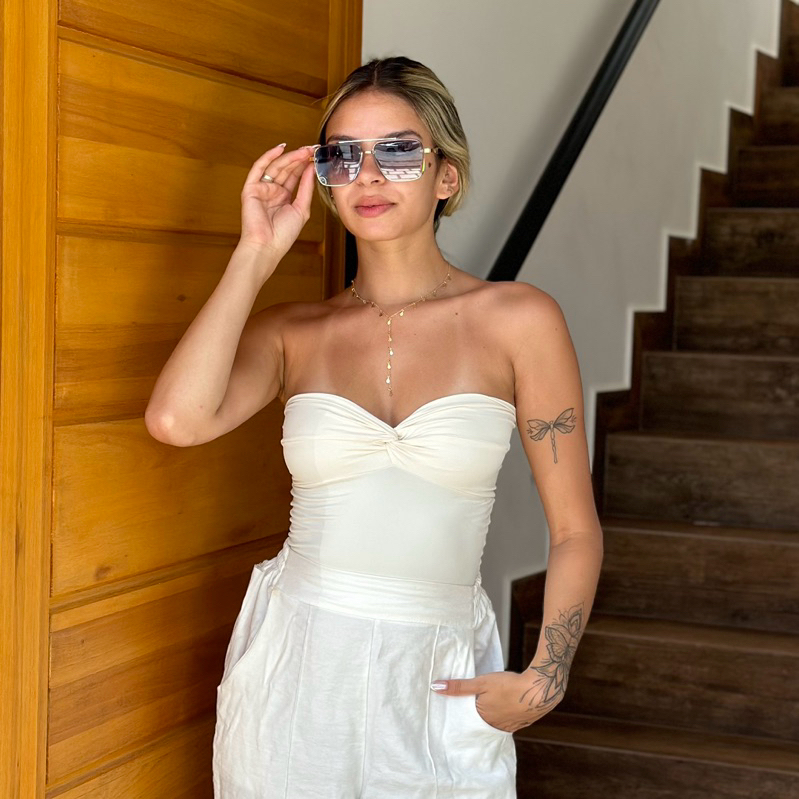 Top Antonella Tomara que Caia Poliamida Premium Ab