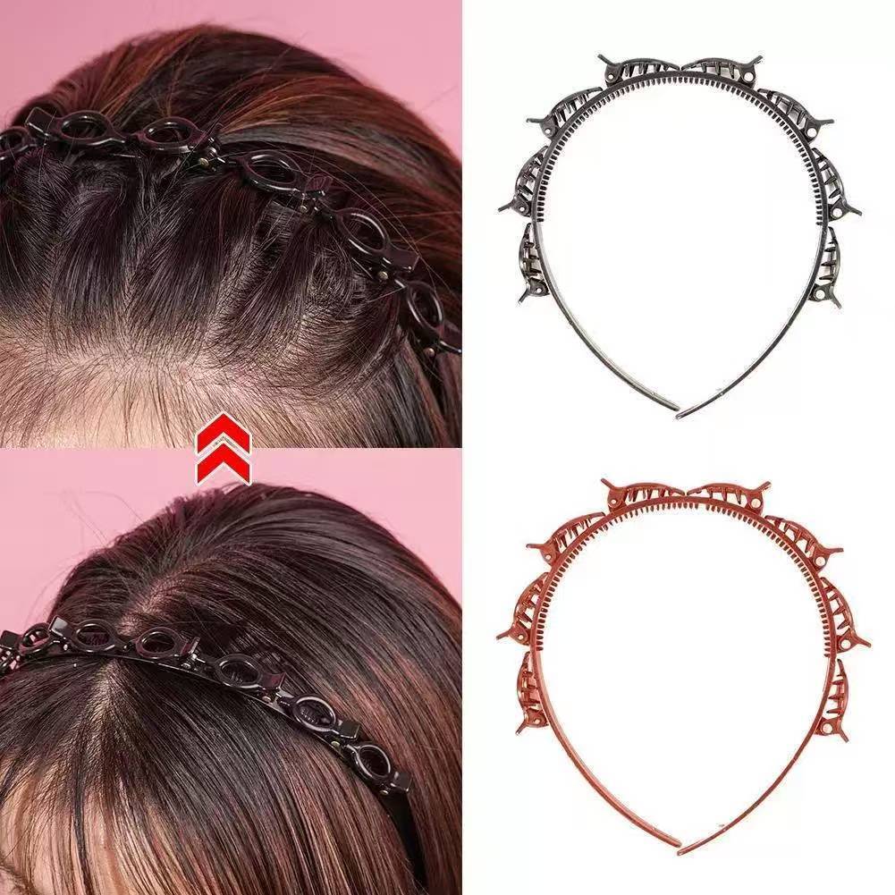 TB Feminino Tiara /Bandas de dupla camada presilha