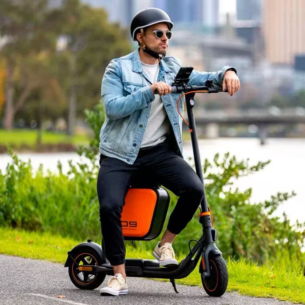 Patinete com Banco Elétrico Dobrável 350W | Auto