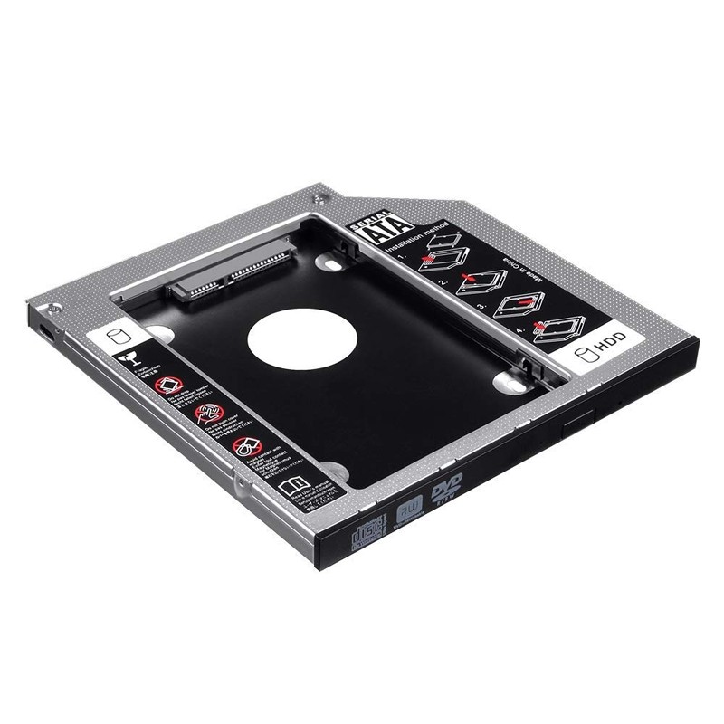 Adaptador Drive Caddy Para Hd Ssd 9,5mm 2.5 Sata F