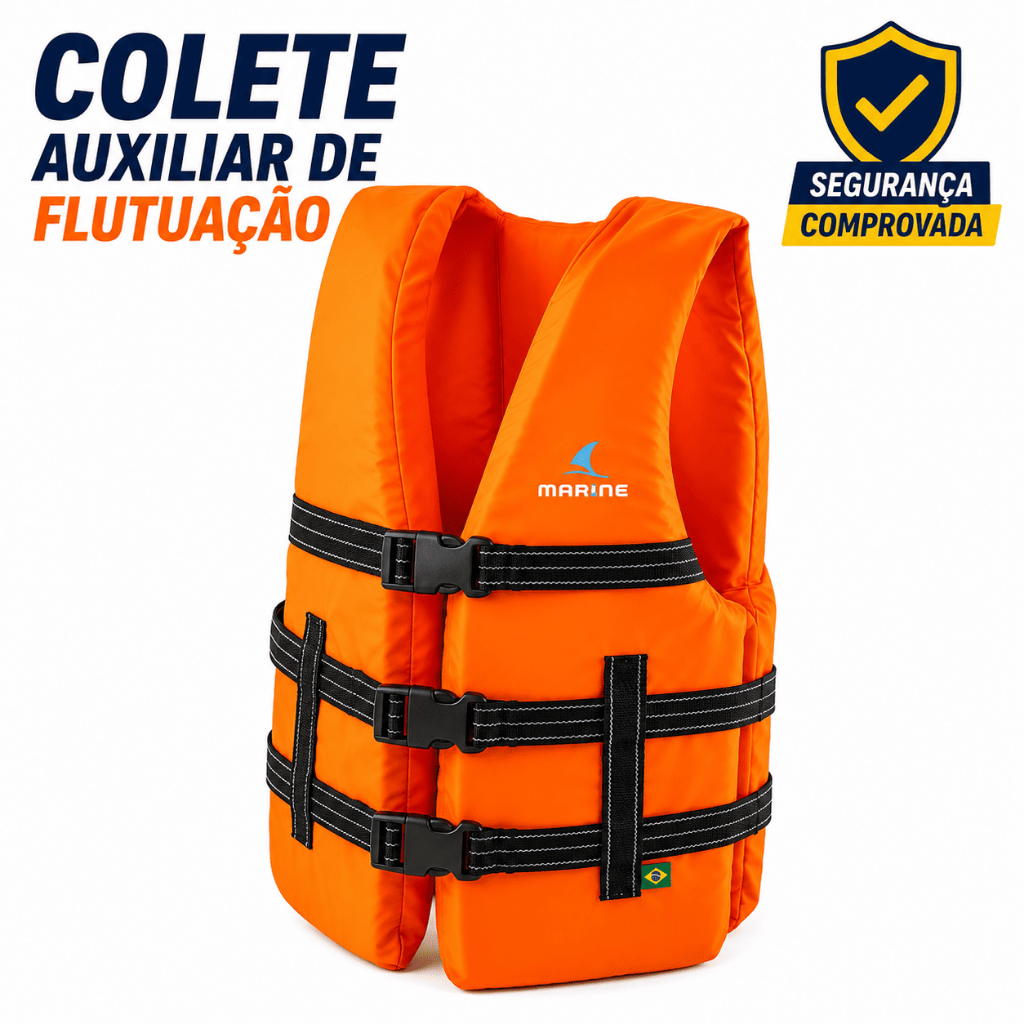 Boia Colete Auxiliar Flutuação Salva Vidas Jalec