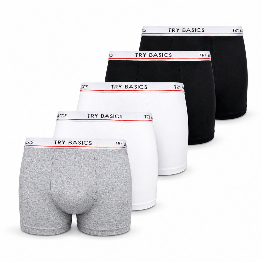 Kit 5 Cuecas Boxer Infantil Box Algodão Cotton Me