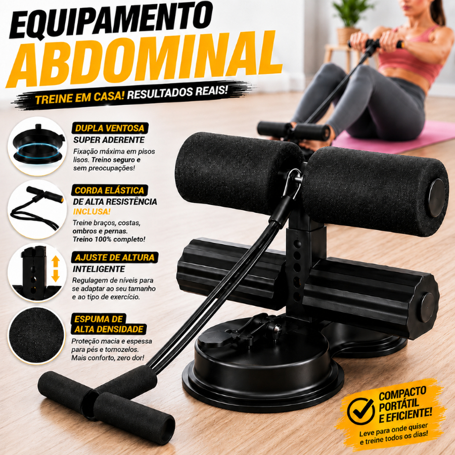 Dispositivo Abdominal Com Ventosa Treino Funcional
