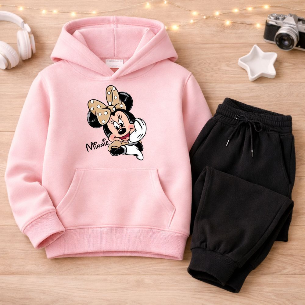 Conjunto moletom infantil e juvenil minnie blusa d