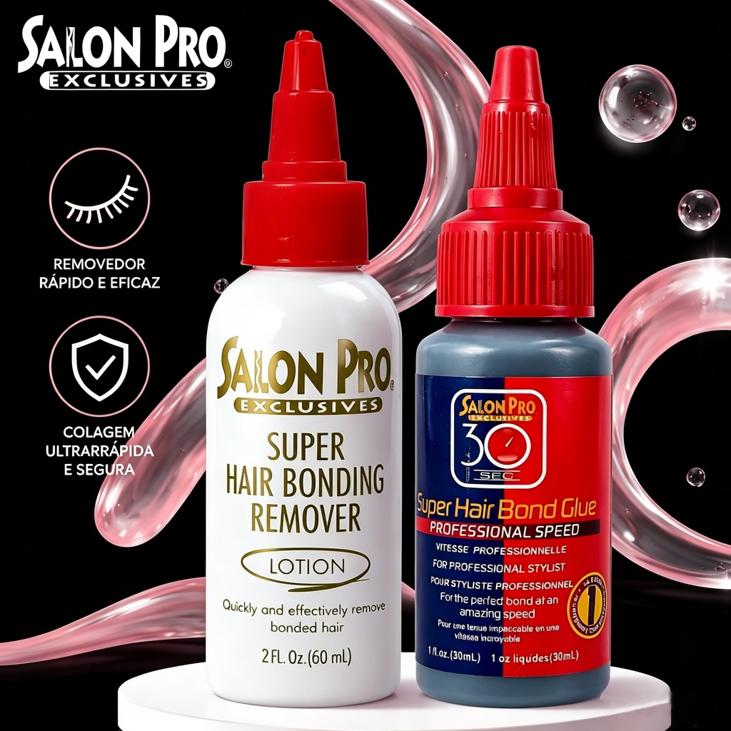 Kit Cola Salon Pro Remover 60ml + Loção Removedo