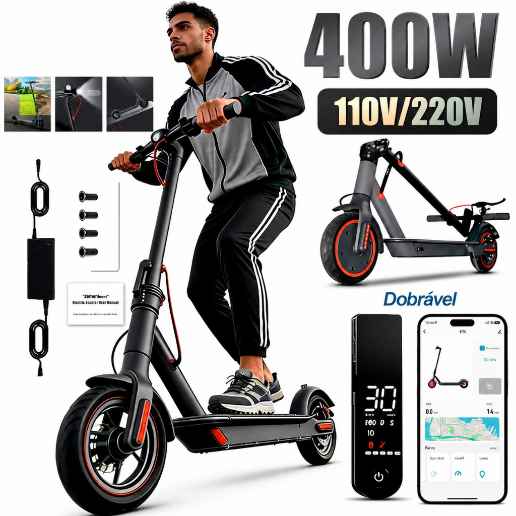 400W Adult Electric Scooter  High Speed, Long Batt