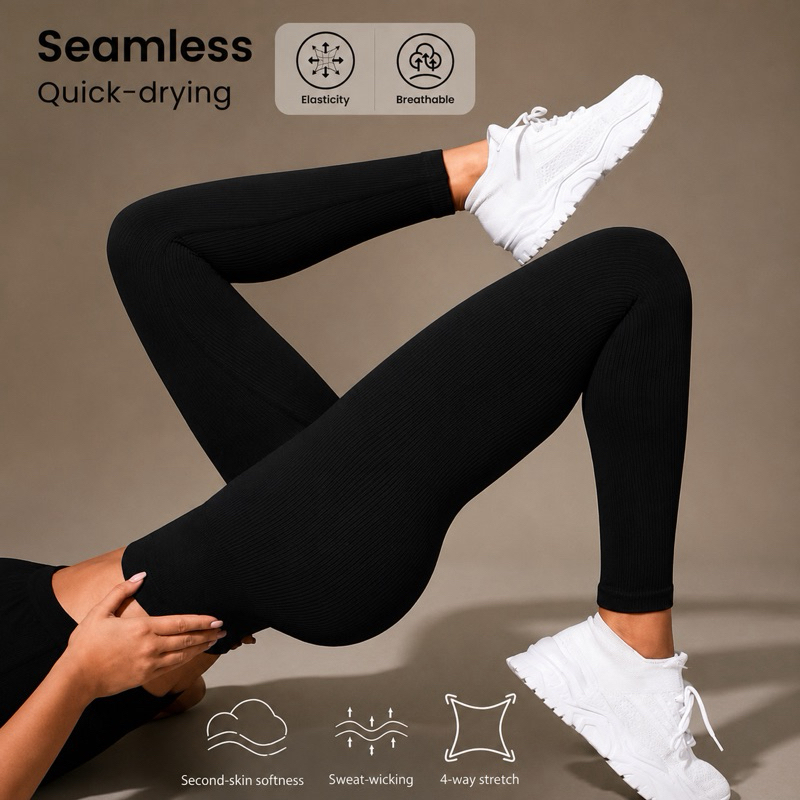 Calça Legging Levanta Bumbum Feminina Cintura Alt