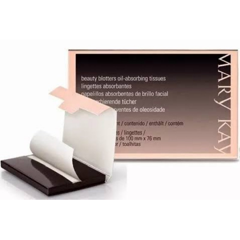 Lenços de Papel Antibrilho da Pele Mary Kay  75 U