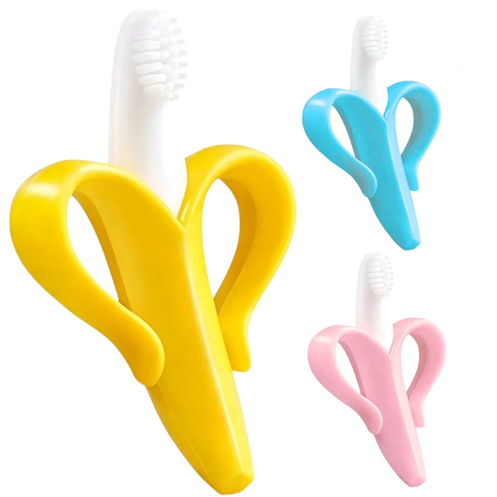 Mordedor para Bebê Silicone Massageador Escovinha