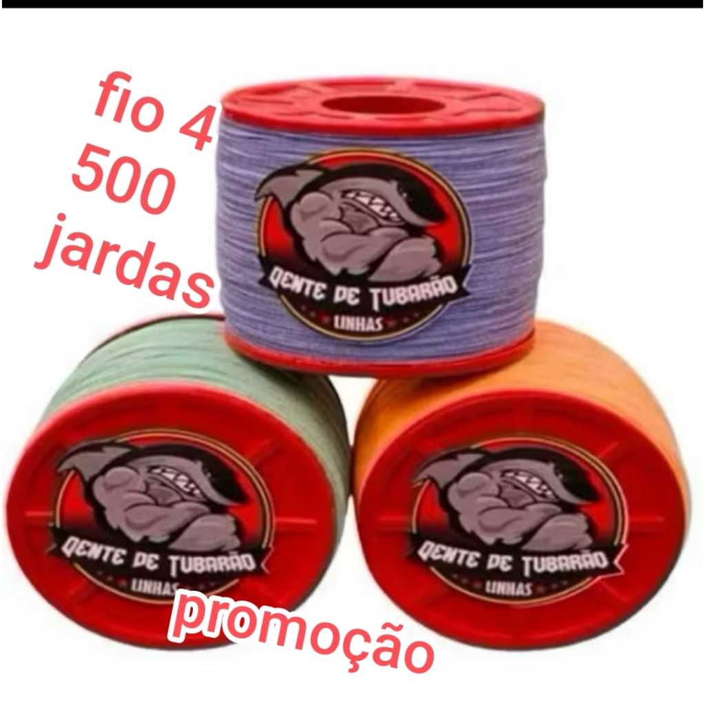 linha dente tubarão fio 4