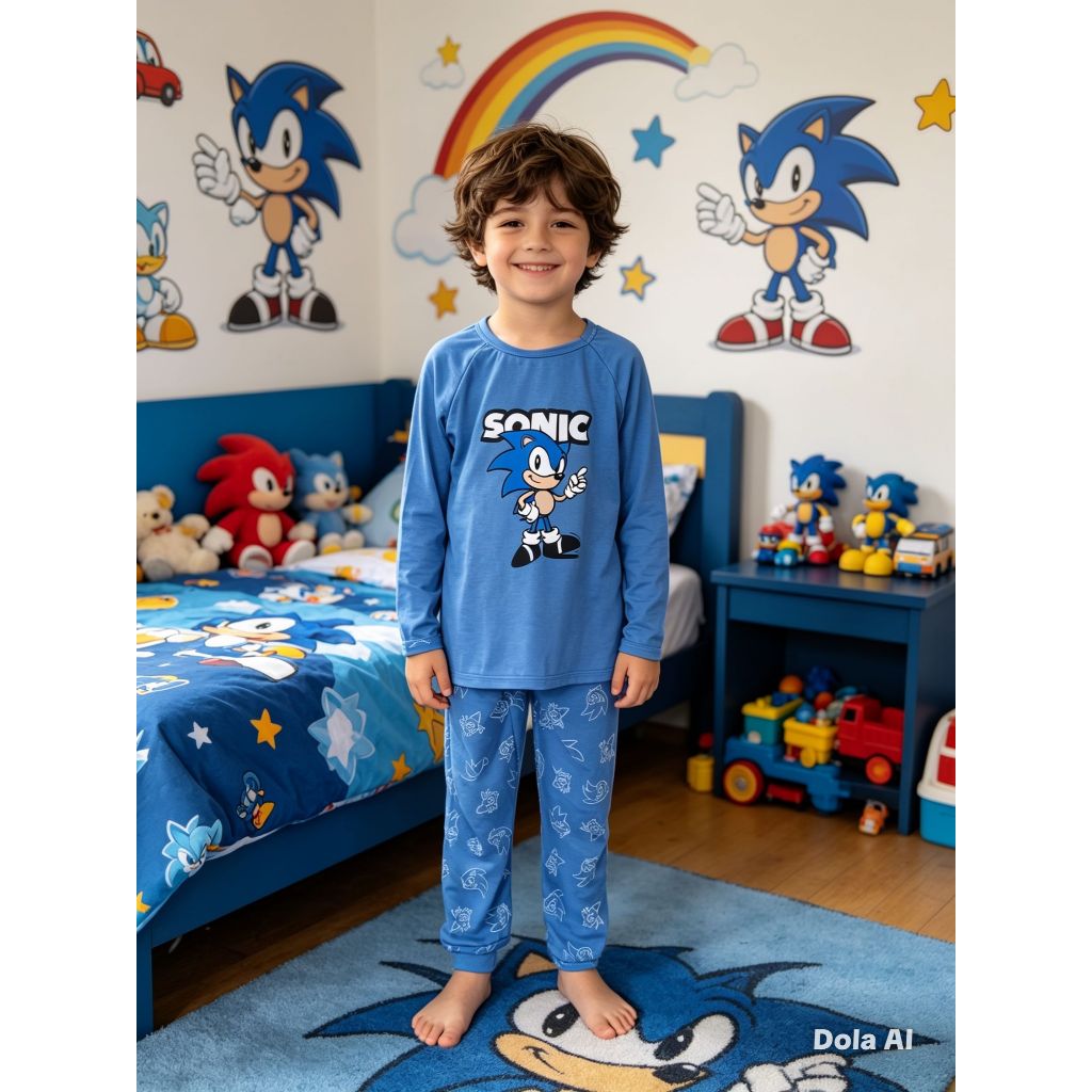 Pijama Infantil Manga Longa Personagem Inverno Que