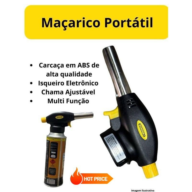 KIT Maçarico Profissional 1300 graus, Envio Imedi