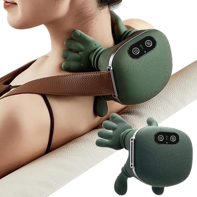 Massageador Elétrico de Pescoço Aquecimento Infr