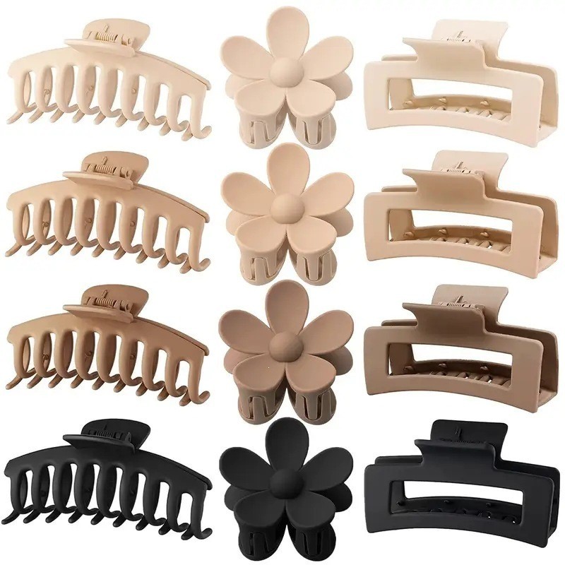 Kit com 12 Presilhas de Cabelo Piranha – Des
