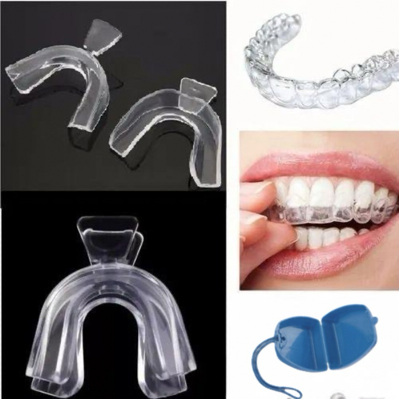 Protetor Bucal Silicone Moldável + Estojo Placa A
