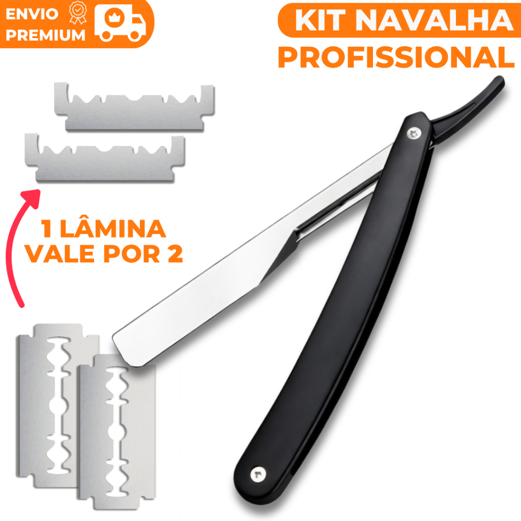 Navalha Profissional Acabamento Barbeiro Navalhete