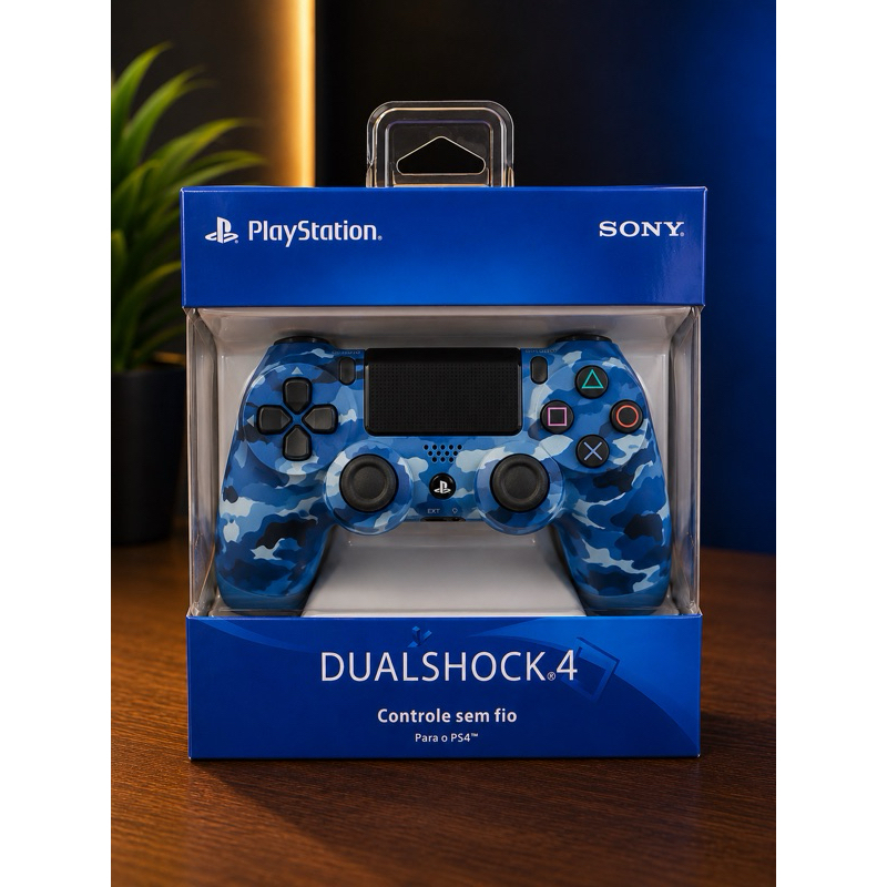Controle PS4 DualShock 4 Sem Fio Bluetooth Joystic