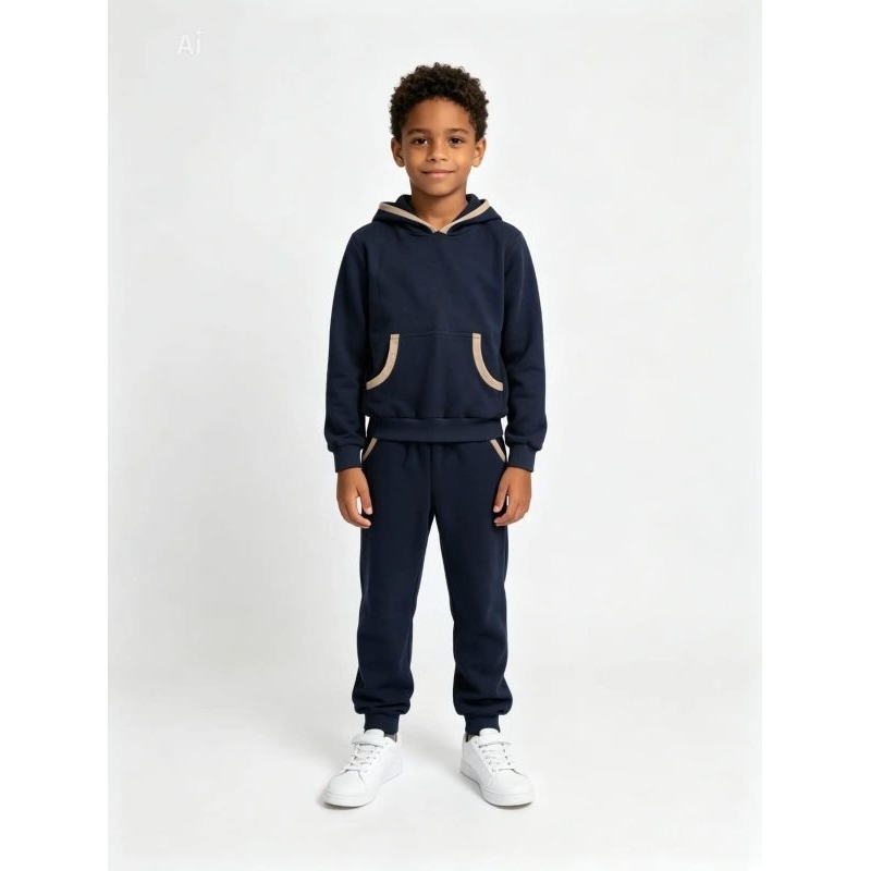 conjunto infantil masculino de malha trabalhada bl