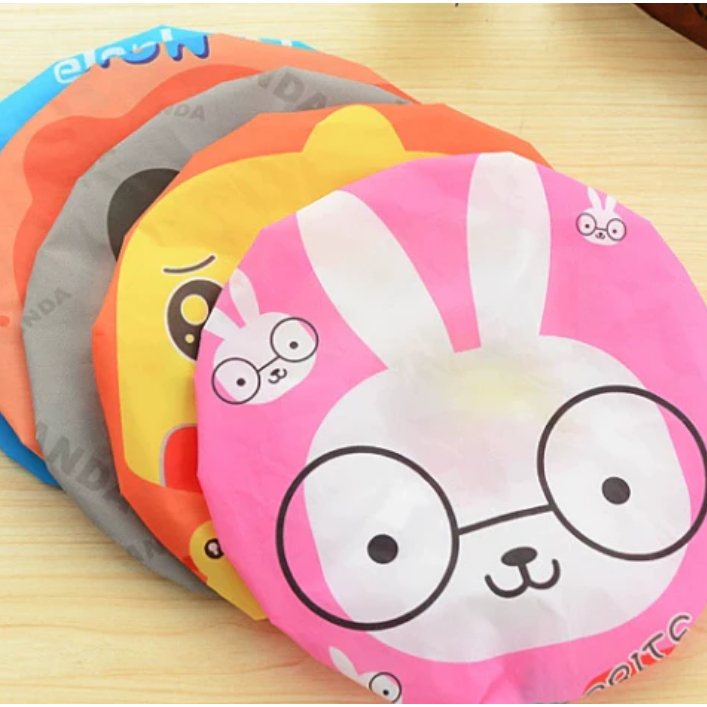 Kit 3 Unidades Toucas de Banho Kids Estampas Sorti