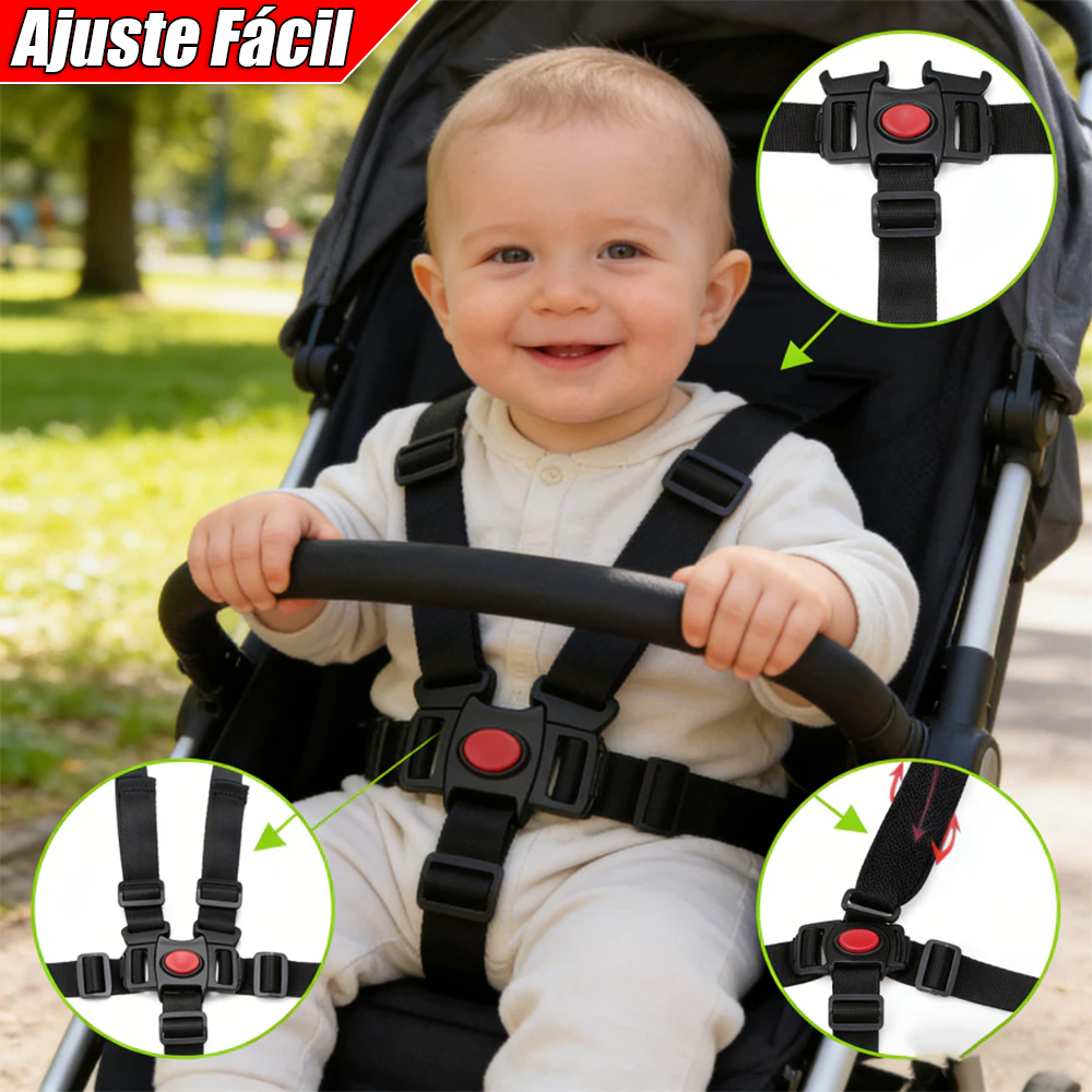 Cinto Segurança 5 Pontos Universal Cadeirinha Car