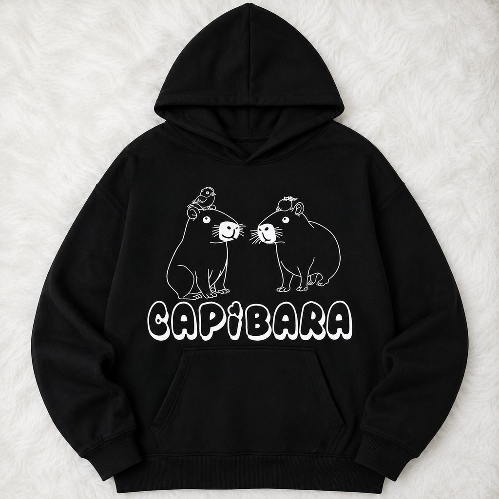 Blusa De Frio Moletom Canguru Capibara Unissex Est